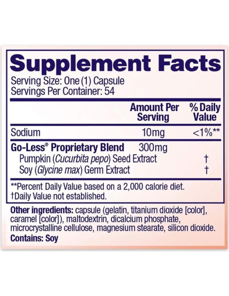 AZO Control de Vejiga Go-Less 54 Cápsulas Suplemento Natural