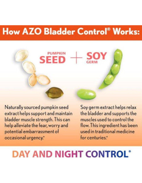 AZO Control de Vejiga Go-Less 54 Cápsulas Suplemento Natural