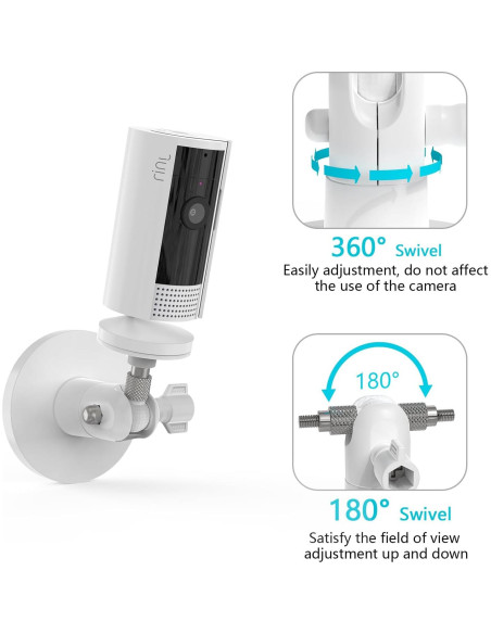 Soporte Magnético para Cámara Interior Ring 2da Gen - Blanco