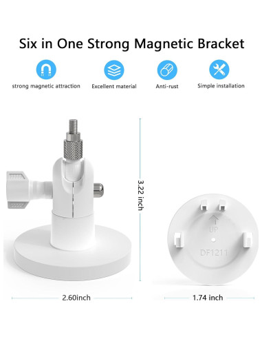 Soporte Magnético para Cámara Interior Ring 2da Gen - Blanco