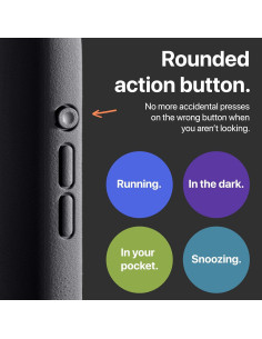 Funda Magnética TineeOwl para iPhone 15 Pro - TPU, Minimalista, Negro 2