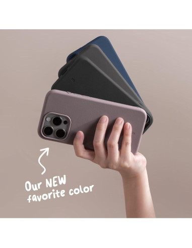 Funda Magnética TineeOwl para iPhone 15 Pro - TPU, Minimalista, Negro