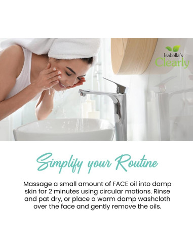 Limpiador Facial Aceite Natural Clearly FACE 130g Piel Seca