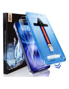 Protector de Pantalla Vidrio Templado MAGIC JOHN para iPhone 16 6.1" - Paquete de 2
