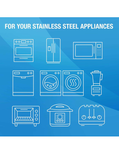 Toallitas de Limpieza para Acero Inoxidable - 30 Unidades