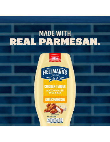 Dip Estilo Mayonesa Hellmann's Pollo Ajo Parmesano 340 g