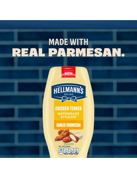 Dip Estilo Mayonesa Hellmann's Pollo Ajo Parmesano 340 g