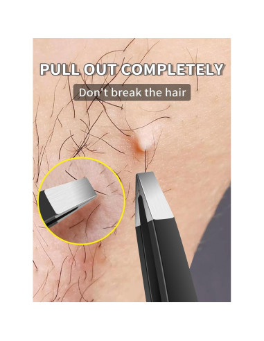 Conjunto de Pinzas de Precisión Plys para Cejas 4 Pcs