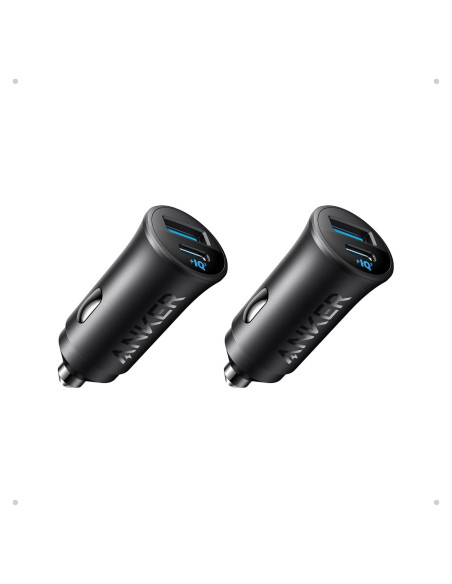 Cargador de coche USB-C Anker B2741, 30W, 2 Puertos Cargador de coche USB-C Anker B2741, 30W, 2 Puertos