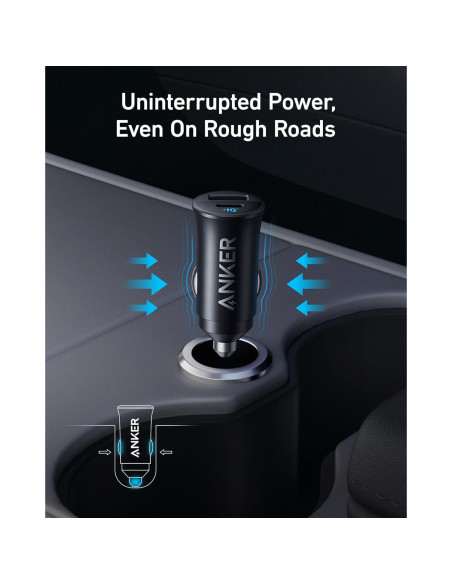 Cargador de coche USB-C Anker B2741, 30W, 2 Puertos Cargador de coche USB-C Anker B2741, 30W, 2 Puertos