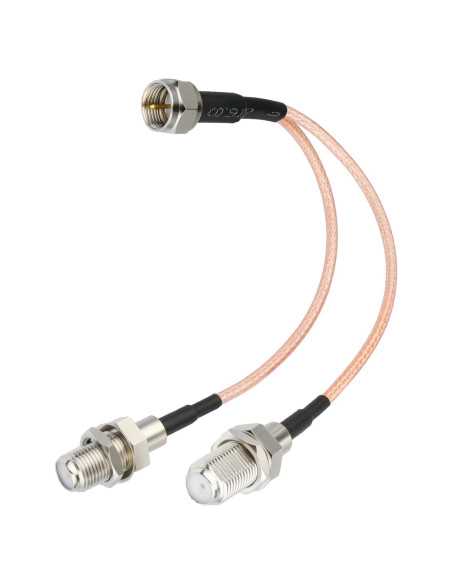 Divisor de cable coaxial F-Type RFAdapter 3 vías 75Ohm 17.27 cm