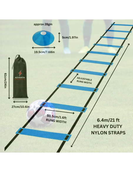 Conjunto de Entrenamiento de Agilidad Advanta Sports - 6.4m