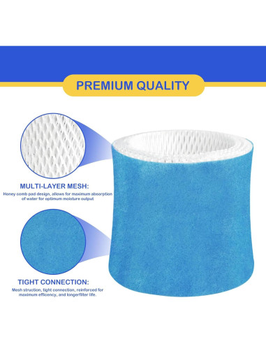 Filtro de Reemplazo para Humidificador Roninby 2.0 - Paquete de 4