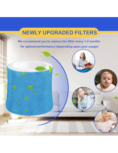 Filtro de Reemplazo para Humidificador Roninby 2.0 - Paquete de 4