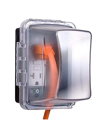 Cubierta de Salida TayMac MM710C 1 Grupo Transparente 12.1 cm