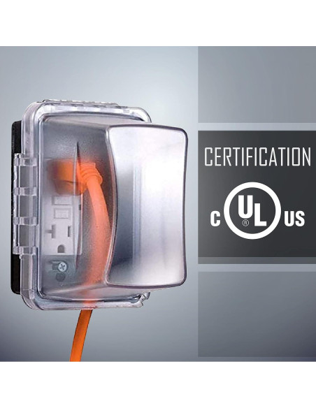 Cubierta de Salida TayMac MM710C 1 Grupo Transparente 12.1 cm