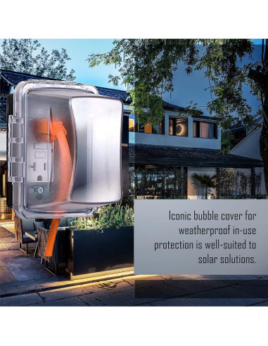 Cubierta de Salida TayMac MM710C 1 Grupo Transparente 12.1 cm