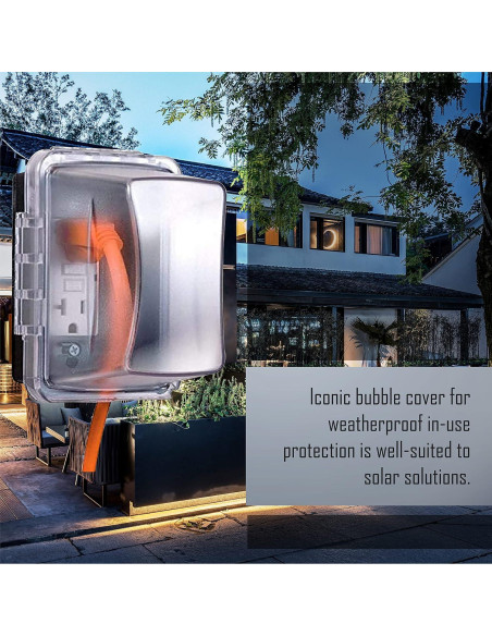 Cubierta de Salida TayMac MM710C 1 Grupo Transparente 12.1 cm