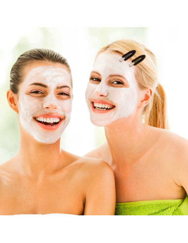 8 Clips para el Cabello Sin Doblado MADHOLLY - Negro