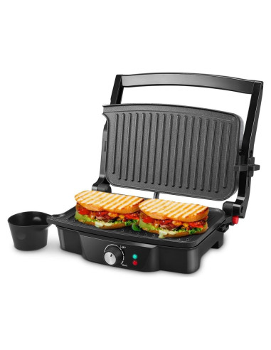 Panini Maker iSiLER 2 Platos 1200W Antiadherente