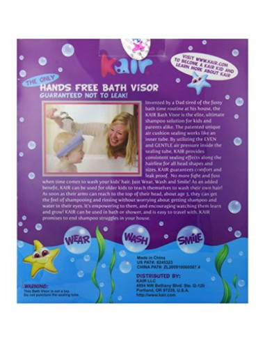 Visera de Baño Kair con Almohadilla de Aire Azul