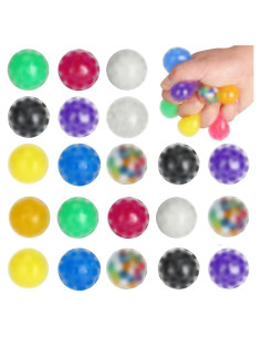 Paquete de 20 Mini Pelotas Antiestrés ZANSHU 3.3 cm Coloridas