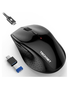Ratón Inalámbrico TECKNET con Jiggler y Carga Rápida 800mAh