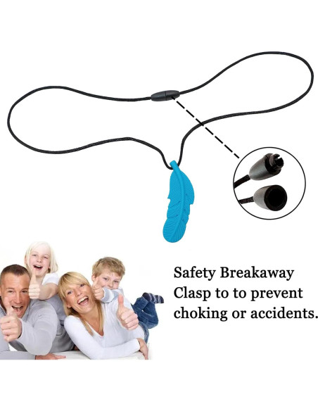 Collar Masticable Sensorial Silicona Atsky - Paquete de 5