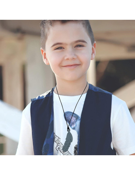 Collar Masticable Sensorial Silicona Atsky - Paquete de 5