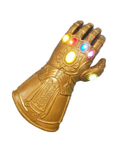 Guante de Latex LED Dorado para Niños - Cosplay Halloween