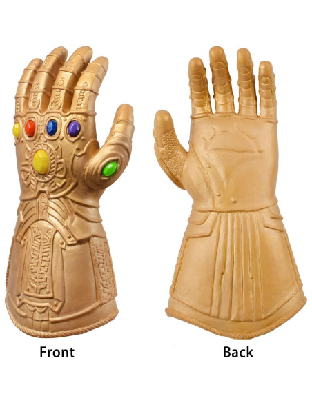 Guante de Latex LED Dorado para Niños - Cosplay Halloween