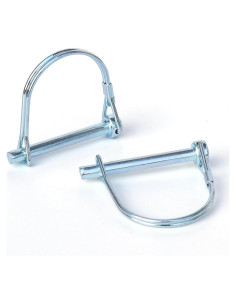 Pasador de Acoplador de Remolque Tivnhuils 2Pcs Acero Galvanizado