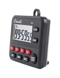 Temporizador Digital de Cocina Escali DR6 4 Eventos con Alarma 2