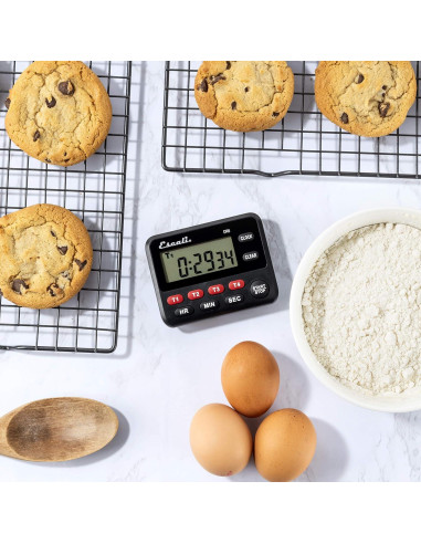 Temporizador Digital de Cocina Escali DR6 4 Eventos con Alarma