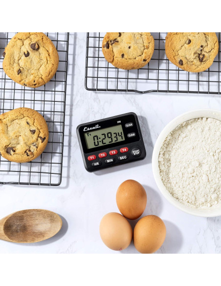 Temporizador Digital de Cocina Escali DR6 4 Eventos con Alarma