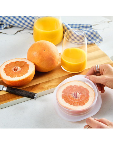 Tapa de Silicona Reutilizable Stasher 3-Pack Pequeño 6.35 cm