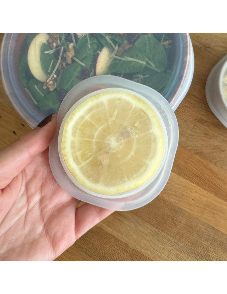 Tapa de Silicona Reutilizable Stasher 3-Pack Pequeño 6.35 cm