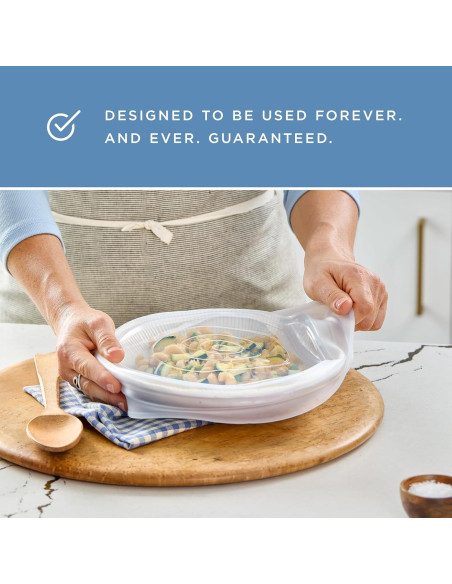 Tapa de Silicona Reutilizable Stasher 3-Pack Pequeño 6.35 cm