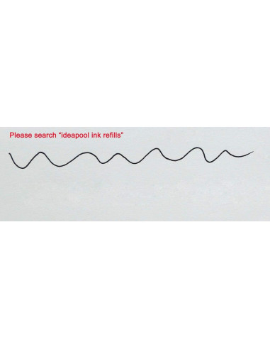 Bolígrafo de Madera IDEAPOOL con 2 Recargas de Tinta Negra