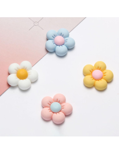 Encantos de Flores para Zapatos - 8 Colores Vibrantes