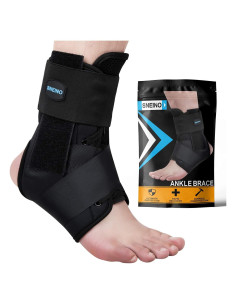 Faja para Tobillo SNEINO Ajustable para Esguince y Lesiones - Negro