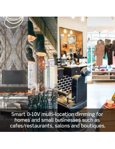 Interruptor Regulador Inteligente Leviton Decora 0-10V Wi-Fi 2