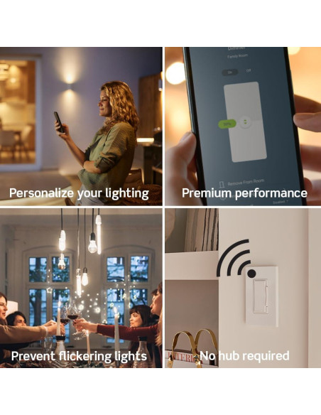 Interruptor Regulador Inteligente Leviton Decora 0-10V Wi-Fi