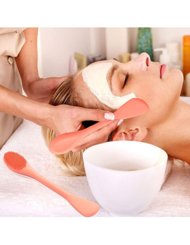 REVEX Cepillo Exfoliante Facial y Aplicador de Mascarilla 2 Pzs