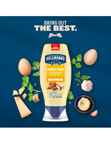 Dip Estilo Mayonesa Hellmann's Pollo Ajo Parmesano 340 g