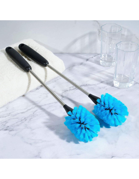 Cepillo para Botellas de Agua MOSOLAN 33 cm - Paquete de 2 Cepillo para Botellas de Agua MOSOLAN 33 cm - Paquete de 2