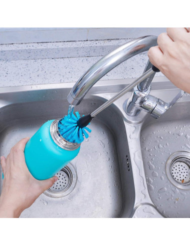 Cepillo para Botellas de Agua MOSOLAN 33 cm - Paquete de 2