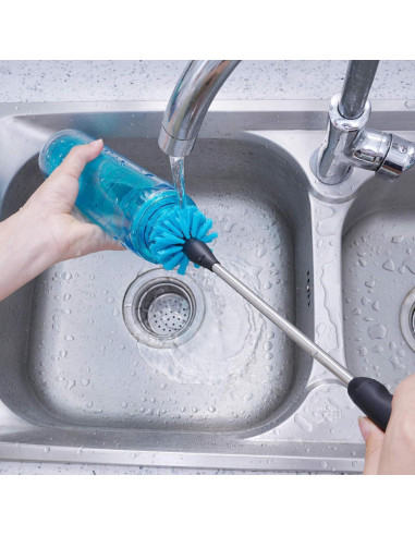 Cepillo para Botellas de Agua MOSOLAN 33 cm - Paquete de 2