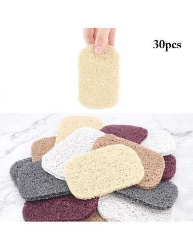 Soporte para Jabón AHANDMAKER 30 Pcs 5 Colores Drenaje