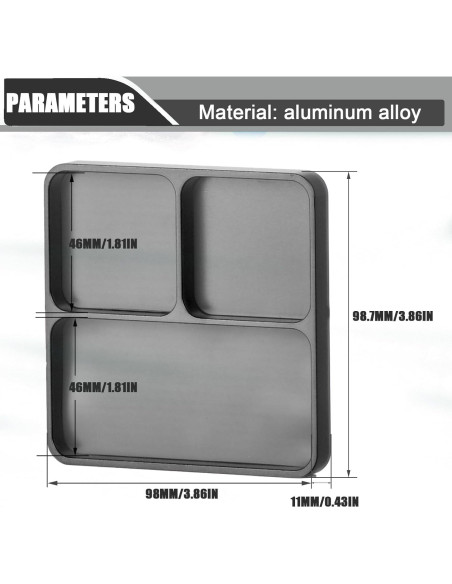 Bandeja Magnética Mediana RcThjia para Herramientas y Tornillos